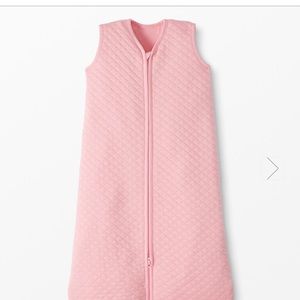 Hanna Andersson quilted wearable blanket pink L